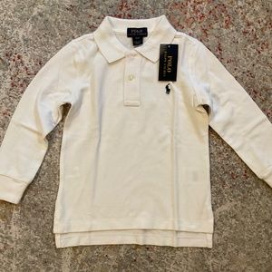 Polo Ralph Lauren NWT Boys’ Cotton Mesh Long Sleeve Polo Shirt